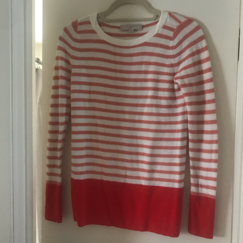 Striped Sweater.